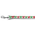 Unconditional Love Christmas Bows Nylon Ribbon Leash 1 inch wide 6ft Long UN742870